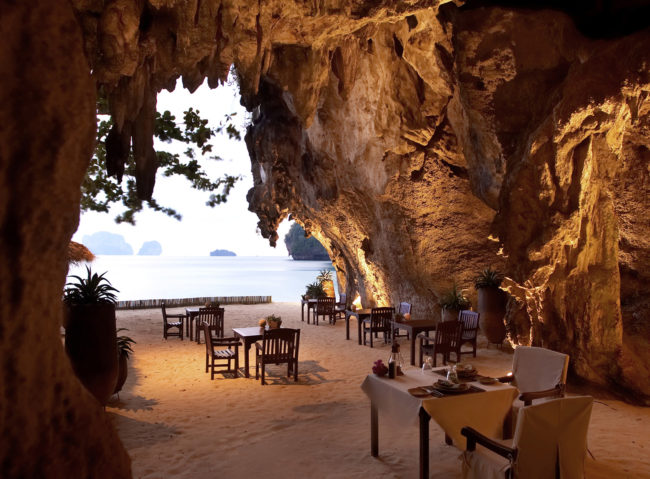 CNNtravel have featured The Grotto Restaurant at Rayavadee as one